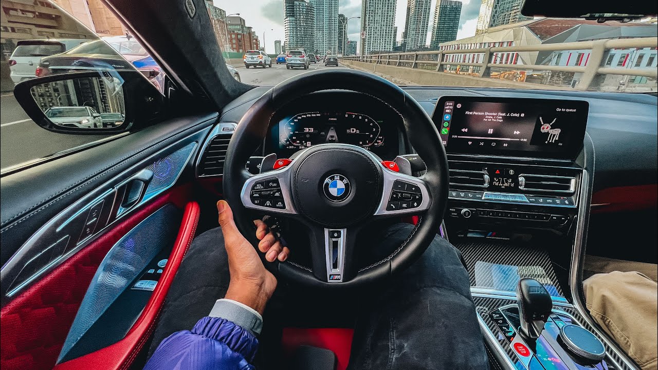 2023 BMW M8 Competition POV DRIVE IN TORONTO - Day In My Life