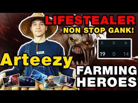 EG.ARTEEZY NAIX FARMING on heroes NON STOP GANK! No Mercy! vs Universe, CCnC, Gunnar & Bulba
