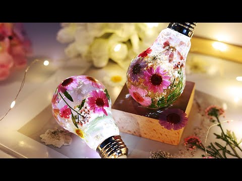 Resin Art Tutorial Amazing Table of Flowers and Epoxy