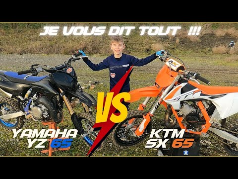 TEST 65 YZ VS 65 SX 2023 // MATCH COMPARATIF MOTOCROSS ⚡️