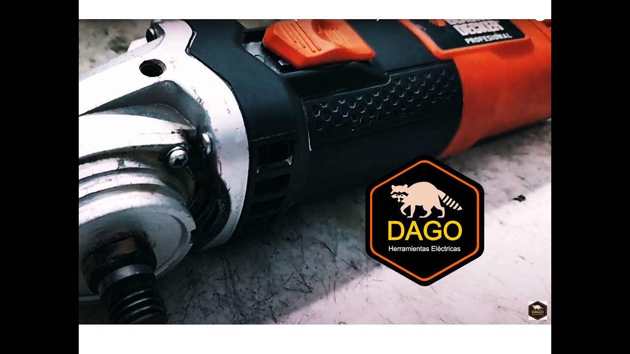Reparar Pulidora - Amoladora Black and Decker G720 tradicional (Cambio Motor)