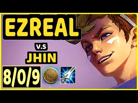PRODIGY (EZREAL) vs JHIN - 8/0/9 KDA BOTTOM ADC GAMEPLAY - BR Ranked MASTER