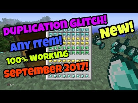 MINECRAFT PS4 Xbox duplication glitch September 2017 TU57 Video