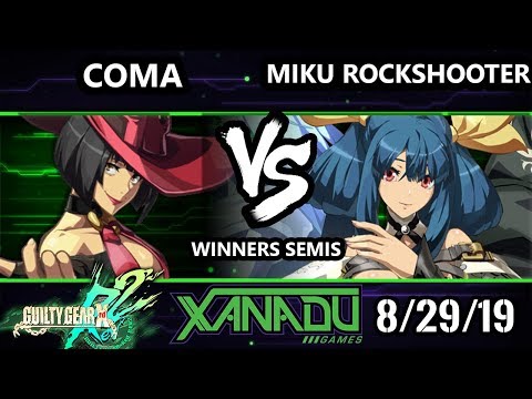 F@X 317 GGXRD2 - Miku RockShooter (Dizzy) Vs. Coma (I-No) Guilty Gear XRD Rev 2 Winners Semis