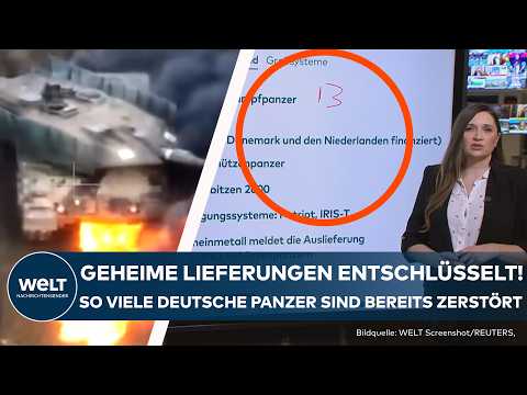 Video Thumbnail: UKRAINE-KRIEG: Dutzende Deutsche Panzer zerstört oder eingenommen! Bilanz der Waffenlieferung