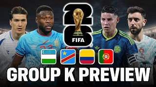 2026 World Cup Group K PREVIEW & PREDICTIONS
