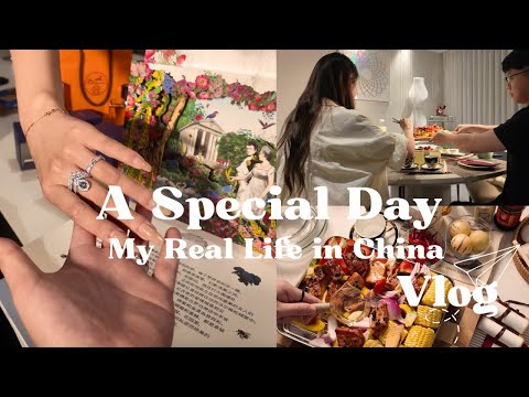 [Vlog] My Life in China | A Special Day from 5PM to 10PM | Marriage Proposal, Grocery, Dinner Date