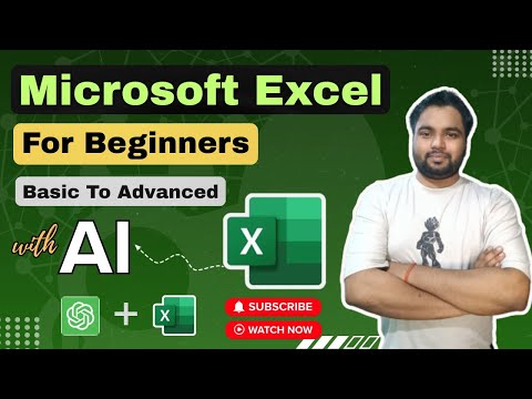 Excel for Beginners | MS Excel with AI | Microsoft Excel Basic to Advanced | Excel 