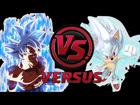 Goku Ultra Instinct vs Hyper Sonic
