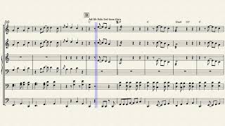 Under the Sea – for 5 "C" Marimbas by Alan Menken &amp; Howard Ashman