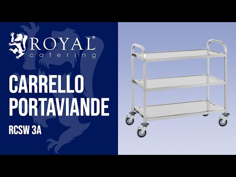Video - Carrello portaviande - 3 ripiani - fino a 500 kg