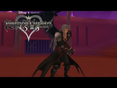 Kingdom Hearts 1 PS4 HD Sephiroth Boss Battle (KH 1.5+2.5)