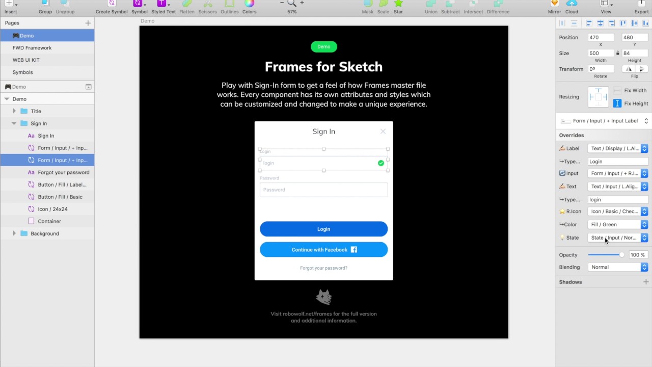 Responsive forms in Sketch