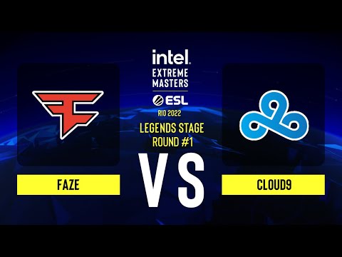 FaZe vs. Cloud9 - Map 1 [Overpass] - IEM Rio Major 2022 - Legends Stage - ROUND #1