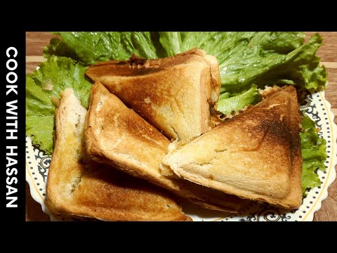 Vegetable Sandwich - Sandwich Banane Ka Tarika - How To Make Vegetable Sandwich - Cook With Hassan