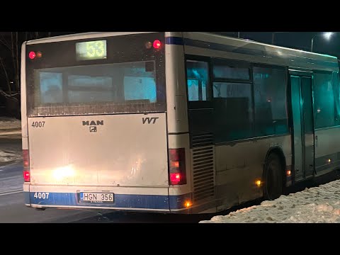 MAN A23 NG313 Nr. 4007 maršrutas 24