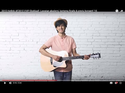 2015 Hotlink AF2015 VVIP Eksklusif- Lawatan akademi, bertemu finalis & previu konsert! '15