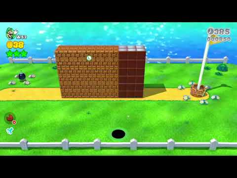 Super Mario 3D World (Switch) 5-5 Itemless Speedrun - Time: 18 (Former WR)