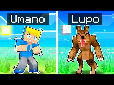 Di Giorno UMANO Di Notte LUPO MANNARO Su Minecraft!