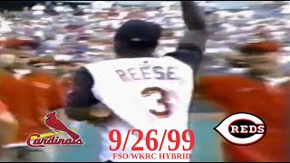 1999 09 26  - St. Louis Cardinals v Cincinnati Reds (Gameplay Condensed, WKRC/FSO Hybrid)