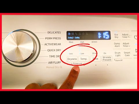 Review & Operation Of SAMSUNG DRYER !!