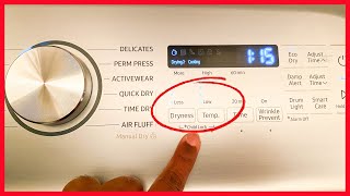 Review & Operation Of SAMSUNG DRYER !!
