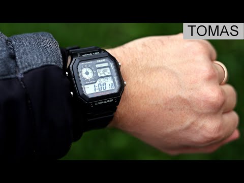 VYRIŠKAS LAIKRODIS CASIO AE-1000W 1AV (zd073a) - WORLD TIME video