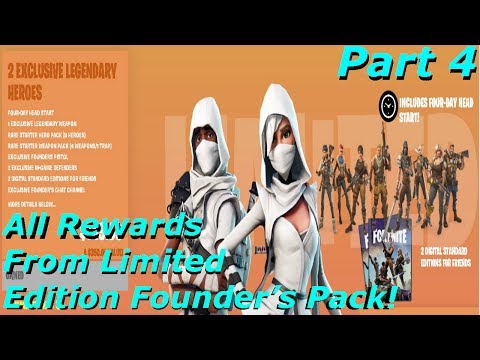 New Daily Item Shop Update August 29th 2018 Fortnite Battle - fortnite all rewards from limited edition founder s pack showcase part 4