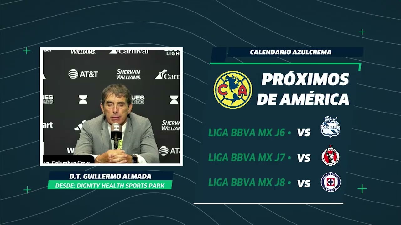 "AMÉRICA SUFRIÓ de MÁS en el PRIMER TIEMPO en la LEAGUES CUP": GUILLERMO ALMADA
