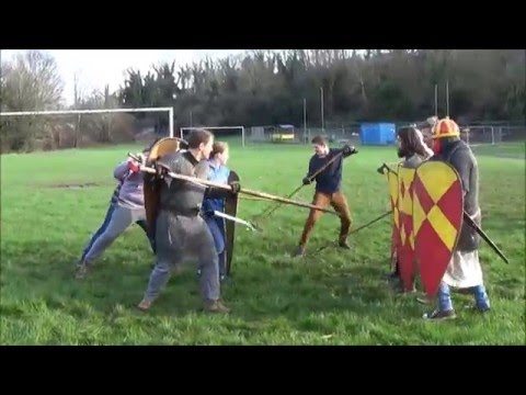 Historia Normannis Winchester - Spear vs Lance Shield Wall 3