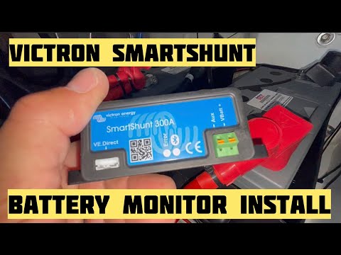 Victron SmartShunt Battery Monitor Installation and Setup