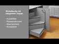 Schäfer Trennwandsysteme - Wickeltisch mit integrierter Treppe