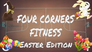 FOUR CORNERS FITNESS (Easter Edition) - A PE and Brain Break Activity