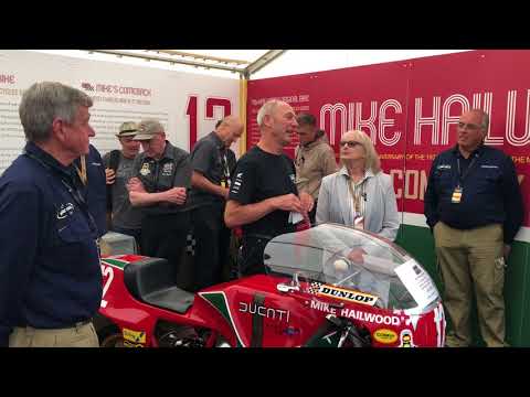 Vee Two Hailwood Ducati NCR Replica Launch Isle of Man Classic TT 2018(Pauline Hailwood,Steve Wynne)