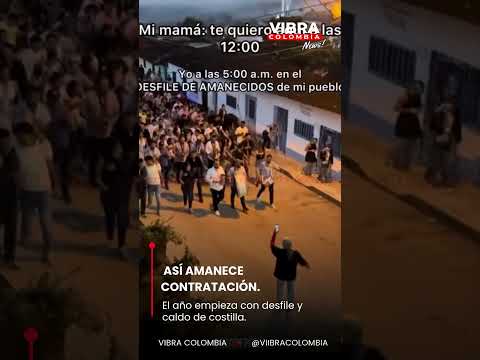 Así amanece Contratación  El año empieza con desfile y caldo de costilla #news #noticias #últimahora