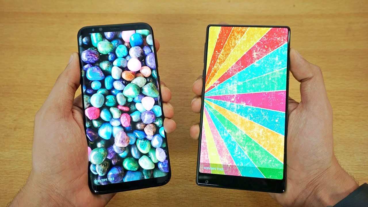 Samsung Galaxy S8 Plus vs Xiaomi MI MIX - Speed Test! (4K)