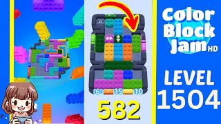 Solusi Level 1504 Color Block Jam