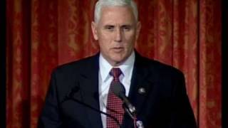 Click to play: Address by Congressman Michael R. Pence