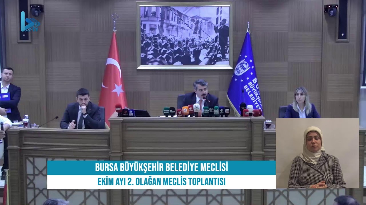 Bursa Büyükşehir Belediyesi Ekim Ayı 2. Olağan Meclis Toplantısı