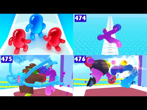 Join Blob Clash 3D Game New MAX LEVEL Update Walkthrough Level 474 - 475- 476