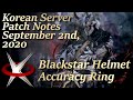 Korean Server Patch Notes September 2nd 2020 Black Desert Online
