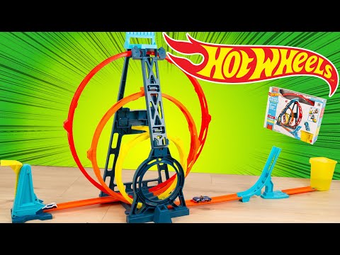 Hot Wheels Triple Looping Track Builder Unlimited Review Hotwheels le Test Français