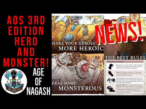 AGE OF SIGMAR | 3RD EDITION NEWS ON HEROES AND MONSTERS & SO MANY COMMAND POINTS!