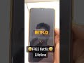 FREE Netflix Lifetime 🔥🤑 #shorts #viral #netflix