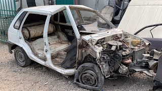 Suzuki Mehran Alto Crash | Total Front-End Damage!”