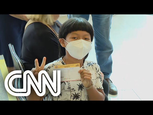 São Paulo vacina primeira criança contra Covid-19 | LIVE CNN