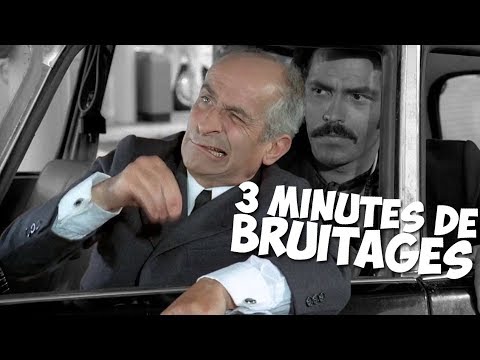 3 minutes de bruitages par Louis de Funès !