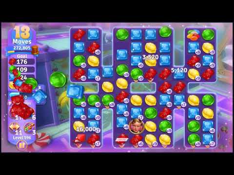 Wonka's World of Candy Level 596 - NO BOOSTERS + FULL STORY 🍫 | SKILLGAMING ✔️