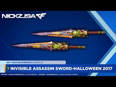 Invisible Assassin Sword-Halloween 2017 | CROSSFIRE Japan 2.0