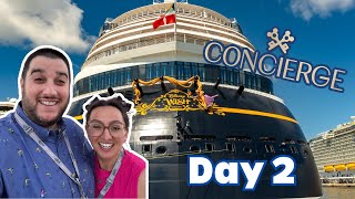 Disney Wish Concierge Experience Continues! Concierge Lounge, 1923 Dinner & Fireworks at Sea